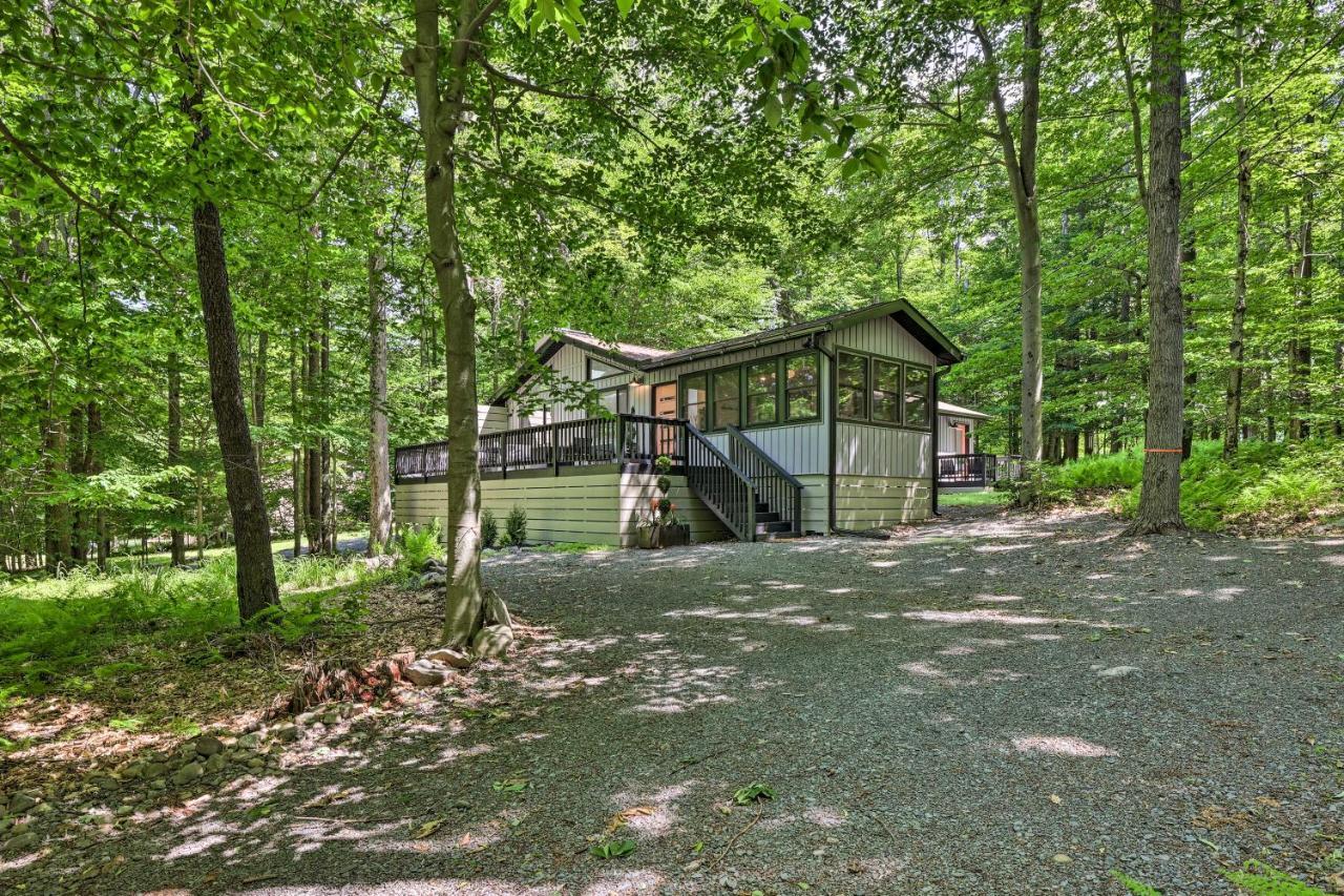 Sweetfern Gouldsboro Cabin Deck And Lake Access Villa Exterior photo