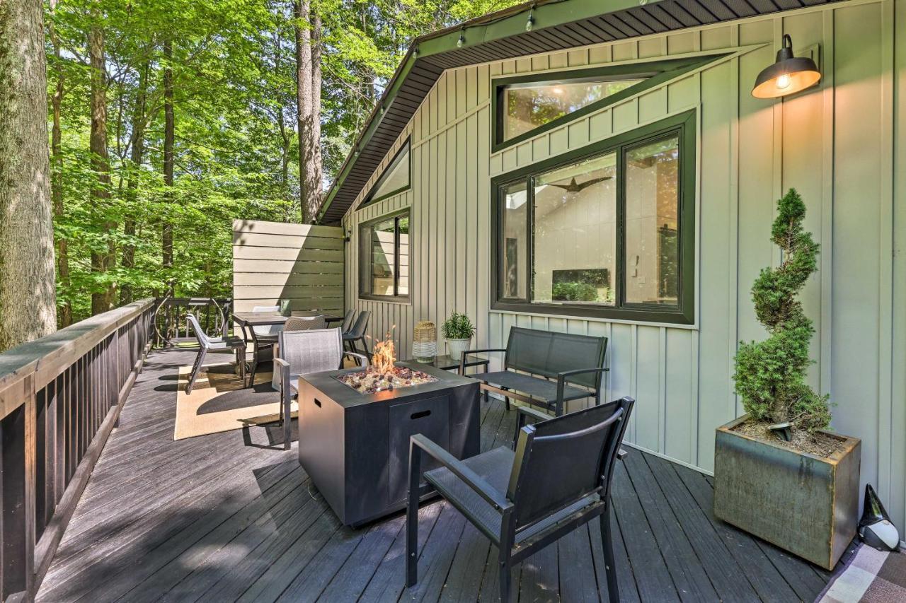 Sweetfern Gouldsboro Cabin Deck And Lake Access Villa Exterior photo